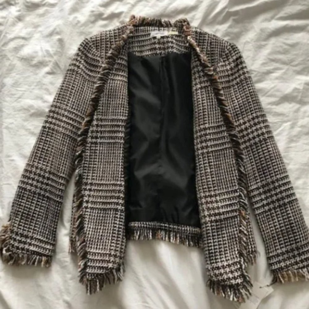 Calvin Klein Tweed Jacket Blazer-New with Tags-Size 8-LIMITED TIME SALE